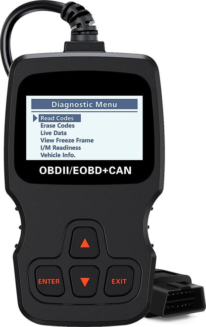 OBD Scanner - OBD2 - Auto uitlezen - Storing Verwijderen - NL Taal - Auto scanner - Diagnose apparatuur voor auto's - Motorstoring - Zwart