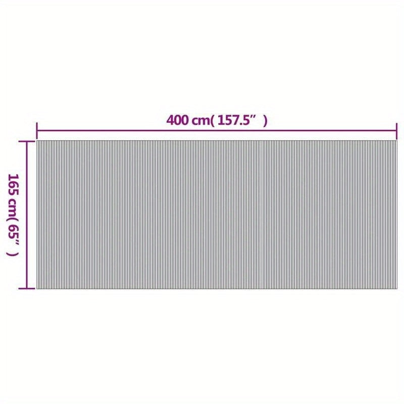 Bamboescherm – Privacy Scherm – Tuinscherm – Afzetting – Balkonscherm – Beige – 165x400 cm – Duurzaam Hardhout Bamboe – Lichtgewicht & Eenvoudig te Plaatsen
