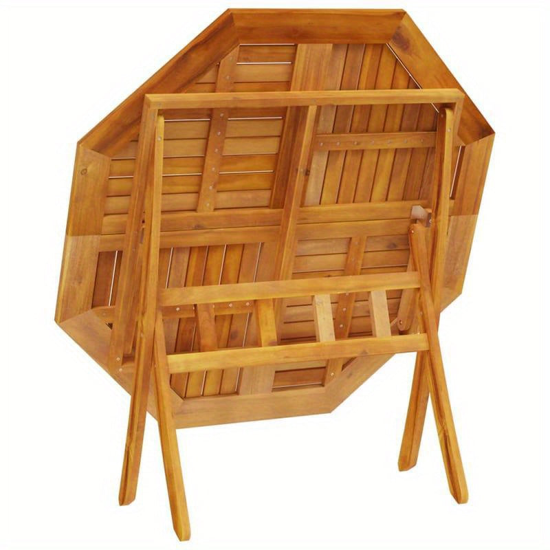 Opvouwbare Tuin- En Picknicktafel – Tuintafel - Opvouwbare Tafel – Kampeertafel – Buitentafel – Acaciahout – Compact – Draagbaar – 110 X 75 Cm