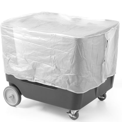 Cateringwagen – Serveerwagen – Dienbladwagen – Serveerkar – Cateringkar – Stevige Polyethyleen Constructie – Voor Borden Tot 300 Mm Met Afdekhoes