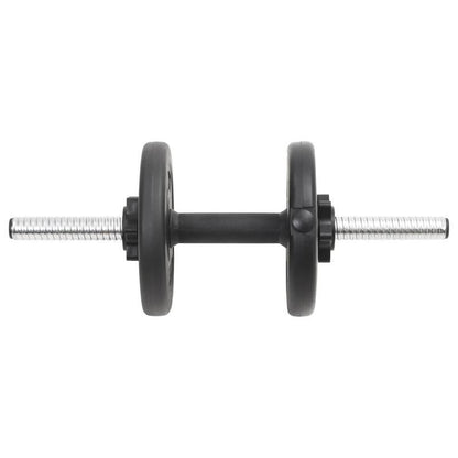 Langhantel- en Kurzhantelset – Halterset – Dumbbellset – Gewichtset – Fitnessset – Verstelbare Halterschijven – Ruimtebesparend Design