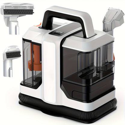 15Kpa Powerful Pet Stain Remover Carpet Cleaner, 750W Handheld Upright Vacuum With Multi-Function Tools, Electric Powered 220-240V With EU Plug For Sofas, Curtains, And Home Use