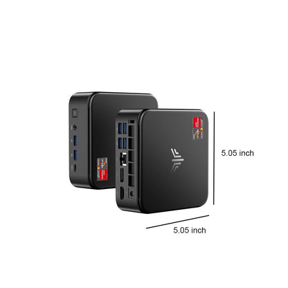 Mini PC – Mini Computer – Compact Desktop – Kleine PC – Gaming PC – AMD Ryzen 7 16GB DDR4 512GB SSD – Triple 4K Scherm Ondersteuning – WiFi 6 & USB Type-C
