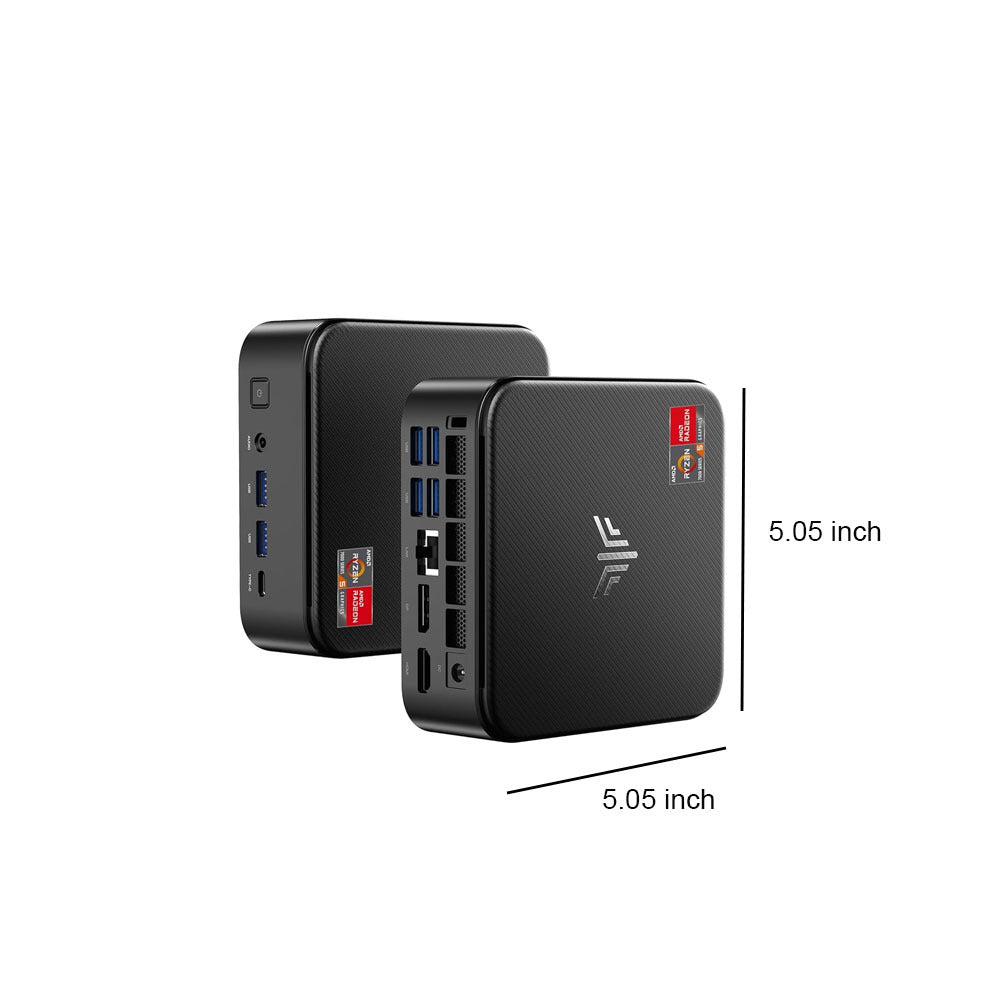 Mini PC – Mini Computer – Desktop PC – Kleine PC – Compacte PC – AMD Ryzen 7 5825U – 32GB DDR4 RAM – 512GB M.2 SSD – Triple 4K Scherm Ondersteuning – WiFi 6 & USB Type-C