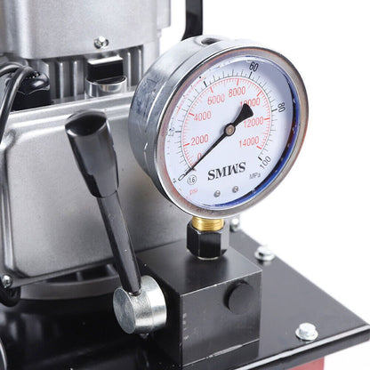 Handbediende Hydraulische Pomp – Hydraulische Pers – Hydraulische Lift – Handpomp – Hydraulisch Gereedschap – Robuust Metaal – Zonder Batterij