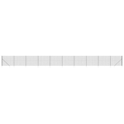 2D Gaas Schutting – Metalen Schutting – Draadscherm – Tuinafscheiding – Erfafscheiding – Antraciet – Stevig en Duurzaam – 1,6 x 25 Meter