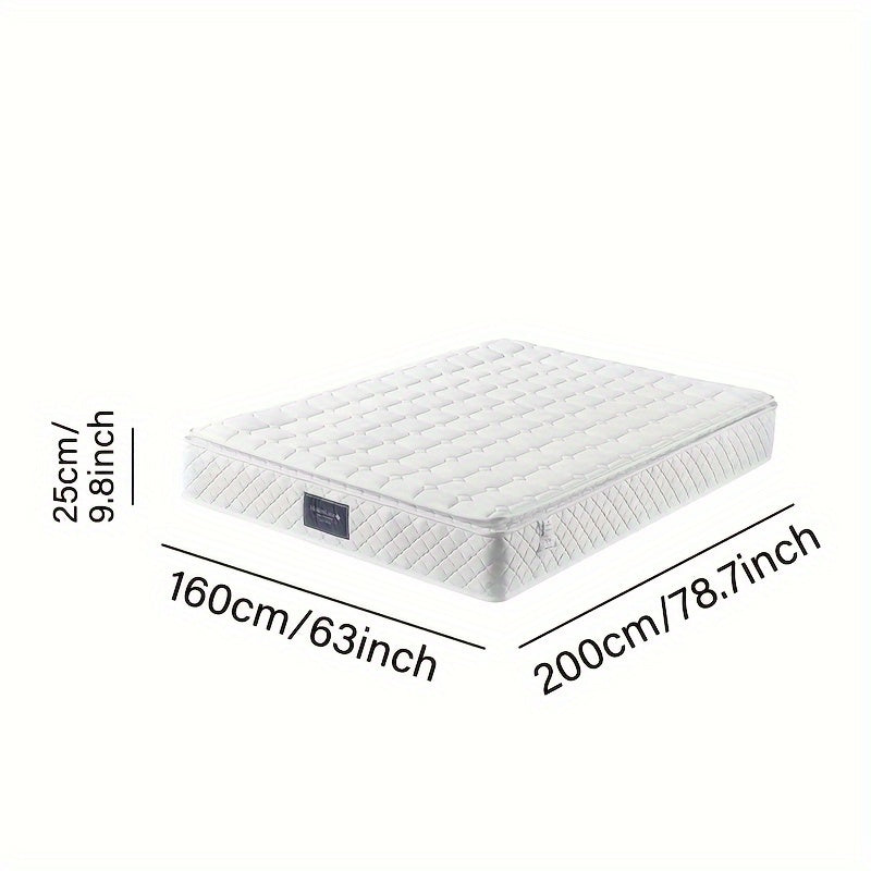 Matras – Pocketveringmatras – Veermatras – Tweepersoonsmatras – Koudschuimmatras – 160x200 cm – Gevoerde Polyester Tijk – 25 cm Hoogte