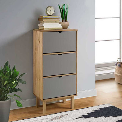 Schoenenkast – Schoenenopberger – Schoenenrek – Opbergkast – Kast – Kunststof – 3 Laden – Transparante Deurtjes – Ruimtebesparend – Direct Gebruiksklaar