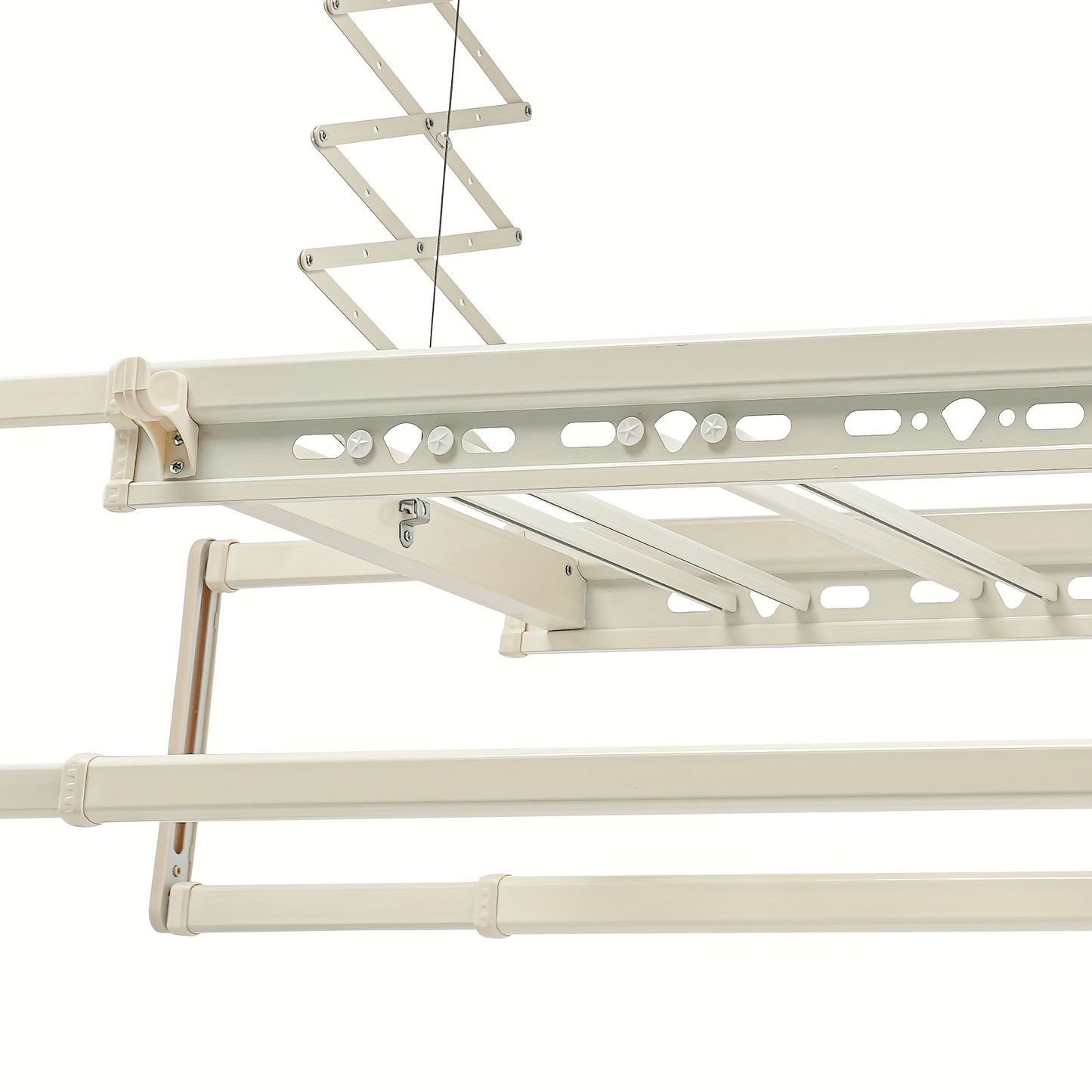 Telescopische Kledingdroger – Wasrek Wandmontage – Droogrek Badkamer – Uitschuifbaar Droogrek – Waslijn Rekje – Verstelbare Lengte – Stalen Constructie – Ruimtebesparend Design