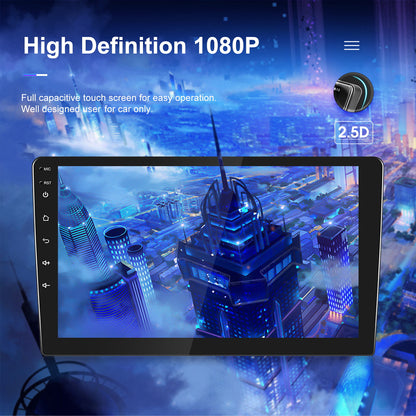 Autoradio – Autoradiosysteem – Multimedia Radio – Auto Entertainment – 9 Inch HD Scherm – Android 13 – CarPlay & Android Auto – Inclusief Achteruitrijcamera en Microfoon – Wifi en GPS