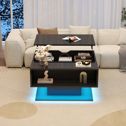 Moderne Haltafel – Ingangstafel – Gangtafel – Bijzettafel – Opbergtafel – Zwart Metalen Frame – Wit MDF Tafelblad – 2 Lades – Verstelbare Voetpaden