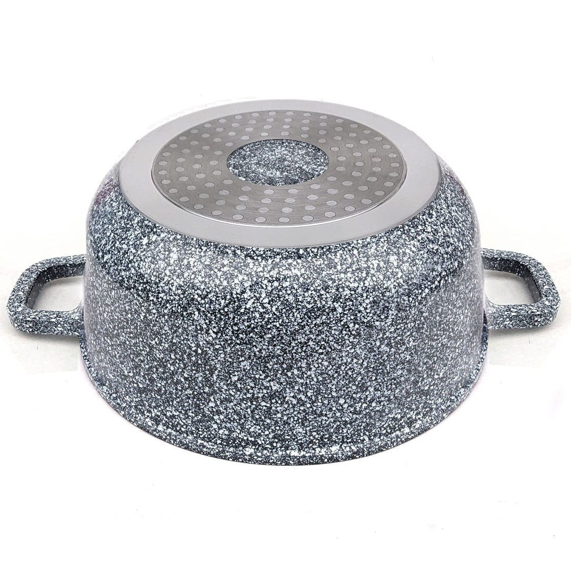 Kookset – Pannenset – Kookpot – Kookpan – Pannen met Deksel – Inductie Geschikt – Anti-aanbaklaag – Snelle Warmteverdeling – Grijs – 10-delig