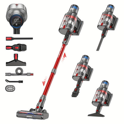Zakloze Stofzuiger – Stofzuiger Zonder Zak – Draadloze Stofzuiger – Vacuüm Cleaner – Cycloonstofzuiger – 500W Brushless Motor – 1,5L Stofreservoir