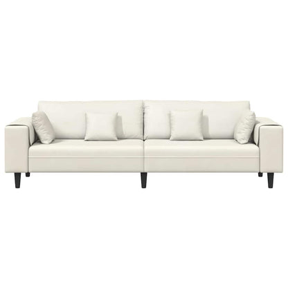 Bankstel – Bank – Hoekbank – Tweezitsbank – Velvet Sofa – Wijnrood – Inclusief Ottomaan – Stevig Houten Frame