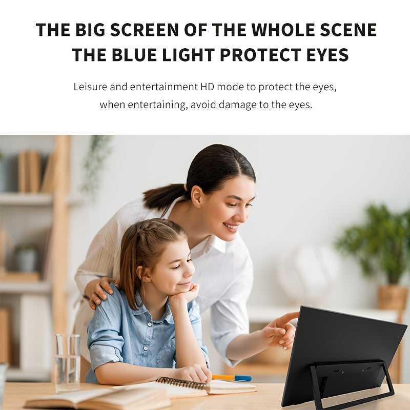 Draagbare Monitor – Extern Scherm – Tweede Scherm – Laptop Monitor – Portable Display – 14 Inch IPS Scherm – 1920x1200 Full HD & USB-C Plug and Play