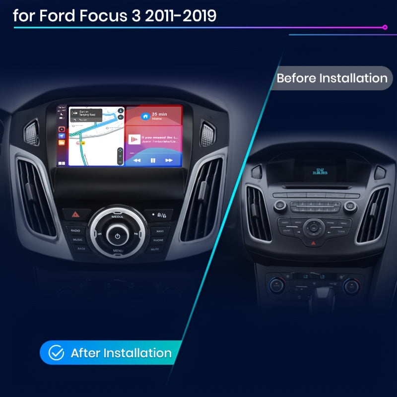 Android Autoradio – Multimedia Speler – Inbouw Radio – Navigatiesysteem – Carplay Radio – 9 Inch IPS Scherm – 2GB RAM 32GB Opslag – Draadloos Wifi & GPS Navigatie