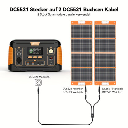 Draagbare Zonne-energiegenerator – Powerstation – Mobiele Energievoorziening – Zonnepaneel Set – Camping Generator – 1000W Vermogen – 932,4Wh Lithium Batterij