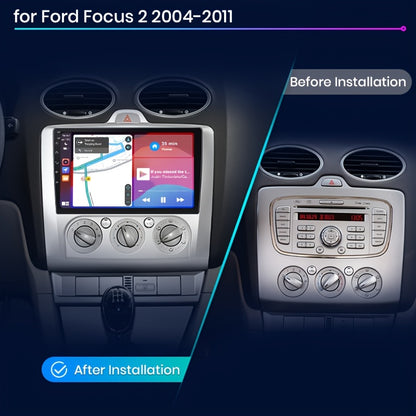 Autoradio – Multimedia Speler – GPS Navi – 2-DIN Radio – Auto Entertainment – Draadloos CarPlay & Android Auto – 9 Inch HD Touchscreen – 6GB+128GB Geheugen