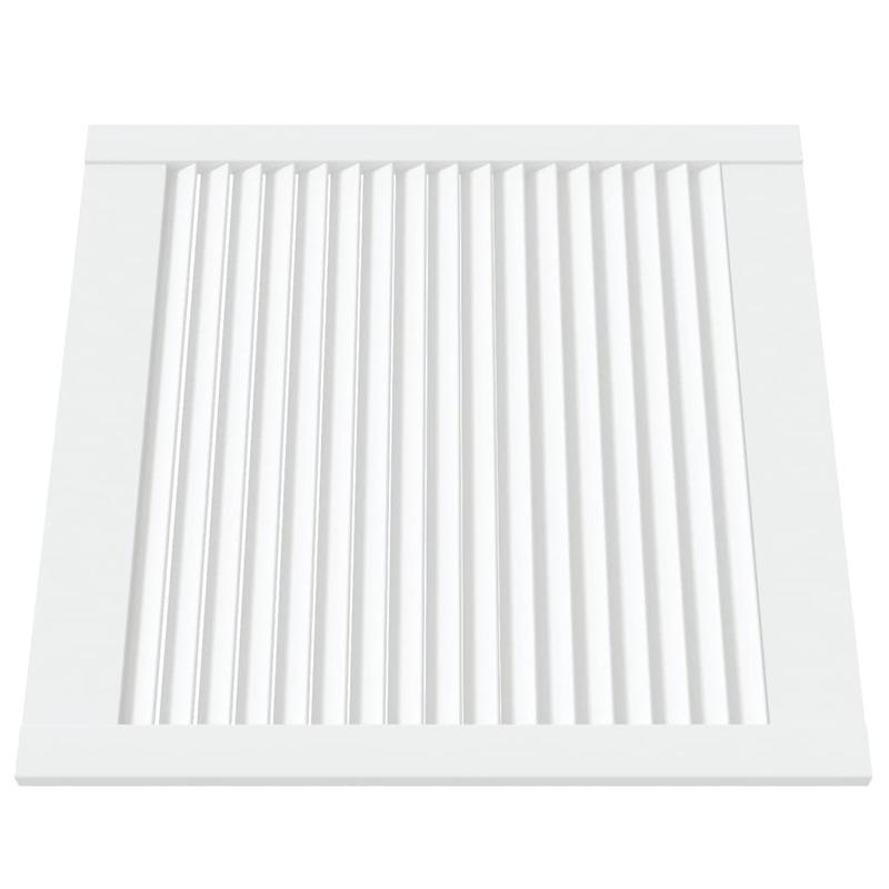 Opbergkast – Bergkast – Kast – Opbergmeubel – Wit – Set van 4 – 61,5x59,4 cm – Slot – Kunststof