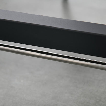 Inklapbare Eettafel – Opvouwbare Tafel – Uitklapbare Tafel – Industriële Eettafel – Compacte Houten Tafel – Ruimtebesparend – Metaal En Hout – Bruin