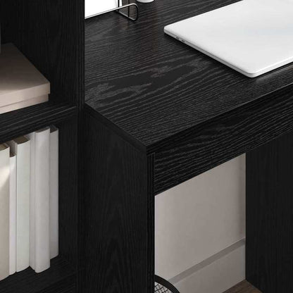 Bureaumeubel – Werkbureau – Computerbureau – Bureautafel – Study Table – Compact 70x50x76 cm – Hoogwaardig Eikenhout – Met Opbergruimte