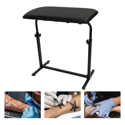 Heavy-Duty Adjustable Tattoo Arm & Leg Rest Stand with Large Sponge Pad - 340° Rotatable, 66.98-100.0cm Height, 176.4 Capacity, Sturdy Iron/PVC & -Slip Base for Tattoo Studios, Salons, Use - Portable, Easy Assembly, Modern B