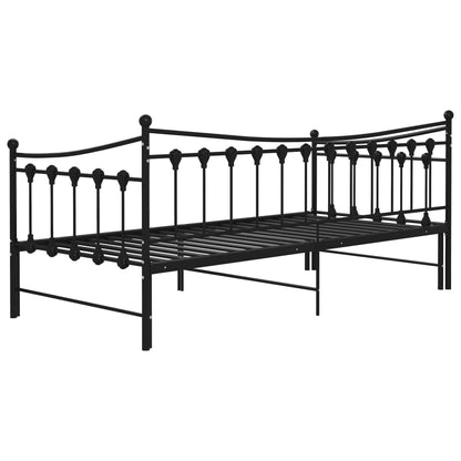 Bedbank – Slaapbank – Sofa Bed – Logeerbed – Uittrekbare Bedbank – Metalen Frame – 90x200 cm – Ruimtebesparend Ontwerp