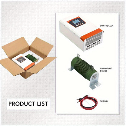 Zonnecontroller – Laadregelaar – Zonnelaadregelaar – Hybrid Controller – MPPT Regulator – Dual MPPT Voor Wind & Zon – LCD Display Met Dump Load – 12V/24V/48V Off-Grid Systemen – 2500W Vermogen – Overbelastingsbeveiliging