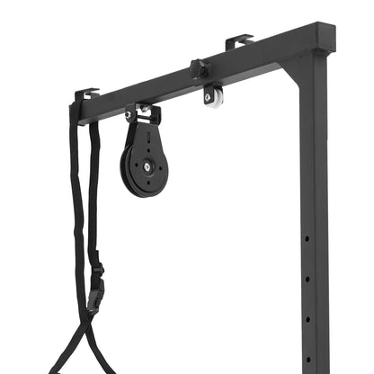 Steunbeugel Staande Hulp – Staande Steun – Opstaan Beugel – Verstelbare Handgreep – Mobiliteitshulp Zwart – Verstelbaar 130-175 cm – Stabiel Stalen Frame