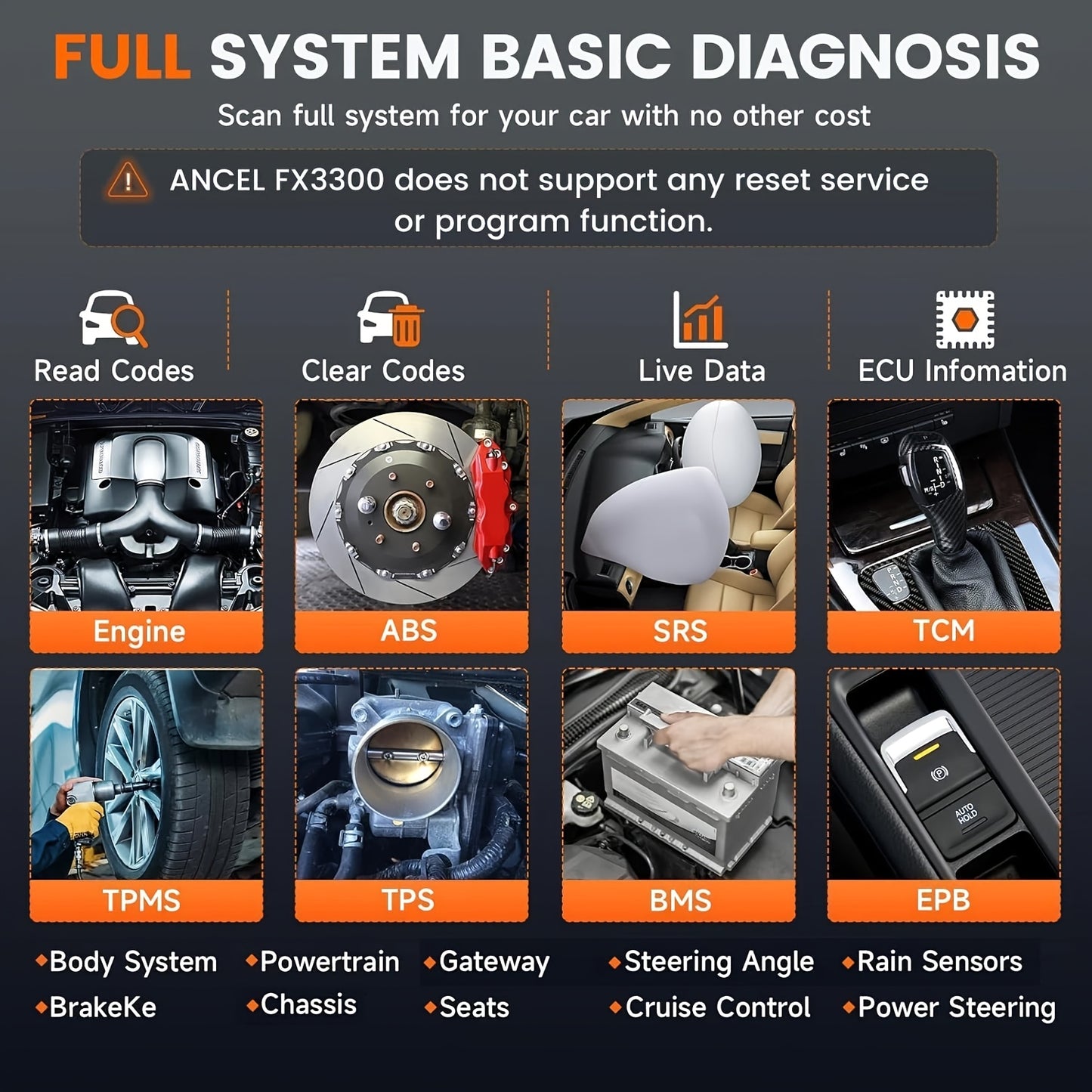 OBD2 Scanner – Diagnoseapparaat – Auto Uitlezer – Storing Verwijderen – Uitleesapparatuur – 15+ Resetfuncties – Professionele All Systems Diagnostiek