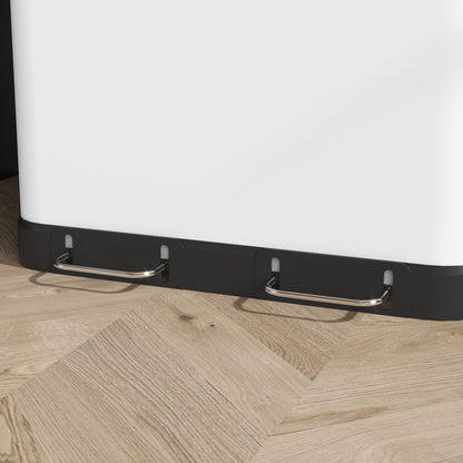 Prullenbak – Afvalemmer – Pedaalemmer – Afvalscheidingsprullenbak – Vuilnisbak – 2x30L Inhoud – Softclose Deksel