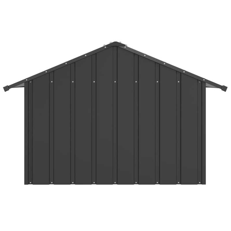 Hondenkooi – Hondenbench – Hondenhok – Hondenren – Buitenkooi – Gegalvaniseerd Staal – Groot 83x130x85 cm – Roestbestendig & Ventilerend - Zwart