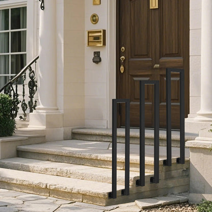 Trapleuning – Balustrade – Leuning – Stootbalk – Binnen Buiten – RVS Staal – U-Vorm 85-100 cm