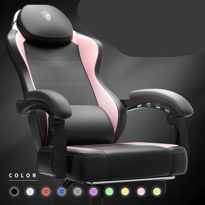 Gamingstoel – Gamestoel – Gaming Chair – Game Stoel – Bureaustoel – Ergonomisch Met Lendensteun – Kunstleer Met Brede Rugleuning – Max. 150 kg