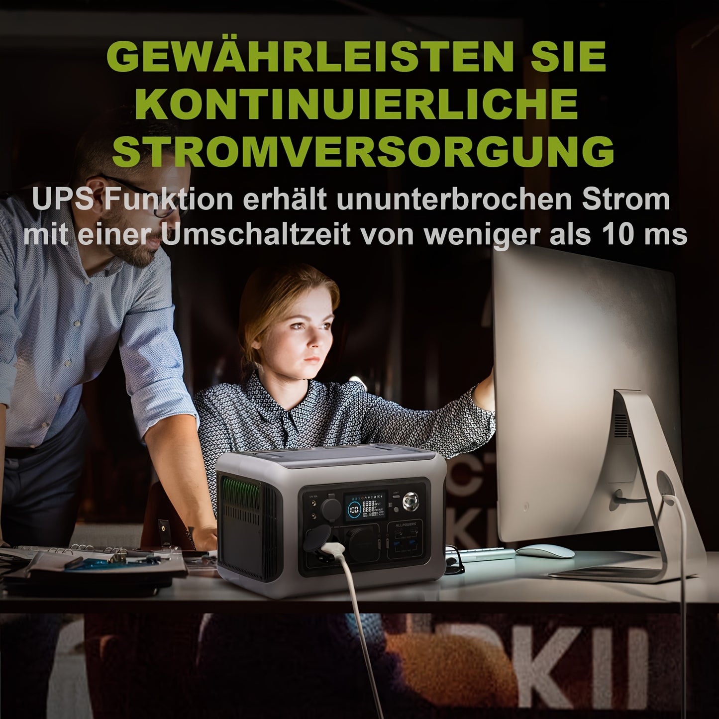 Draagbare Powerstation – Mobiele Generator – Zonne-accu – Solar Generator – Noodstroomvoorziening – 299Wh LiFePO₄ Batterij – 600W Zuivere Sinusstroom & 200W Inklapbaar Zonnepaneel