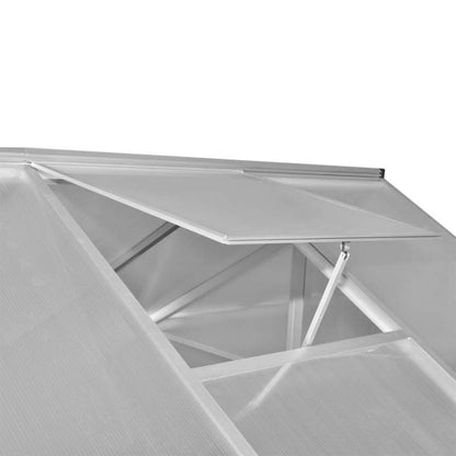 Kweekkas – Tuinkas – Broeikas – Plantenkas – Serre – Aluminium Frame – 4,6 m² Groeiruimte – Duurzaam Weerbestendig – Transparante Panelen – Verstelbare Ventilatie & Deuren