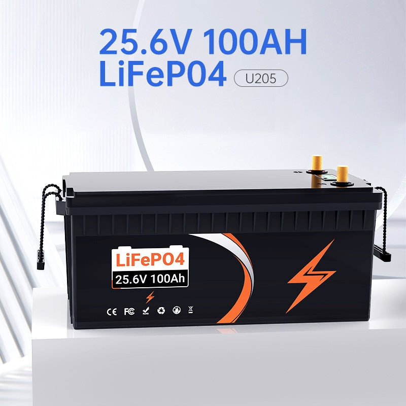 LiFePO4 Accu – Lithium Accu – Camper Accu – Energieopslag – 25.6V 100Ah – 800A Piekstroom – 10 Jaar Levensduur