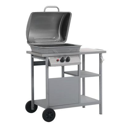 Barbecue – Buitenkeuken – Grill – Braadrooster – Gasbarbecue – Roestvrij Staal – 49x33 cm Grilloppervlak – 5,5 kW Gasvermogen