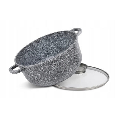8-Delige Pannenset – Kookpannenset – Keukenset – Kookgerei – Pannenset Compleet – Inductie Geschikt – Anti-aanbak Coating – Snelle Warmteverdeling – Zwart