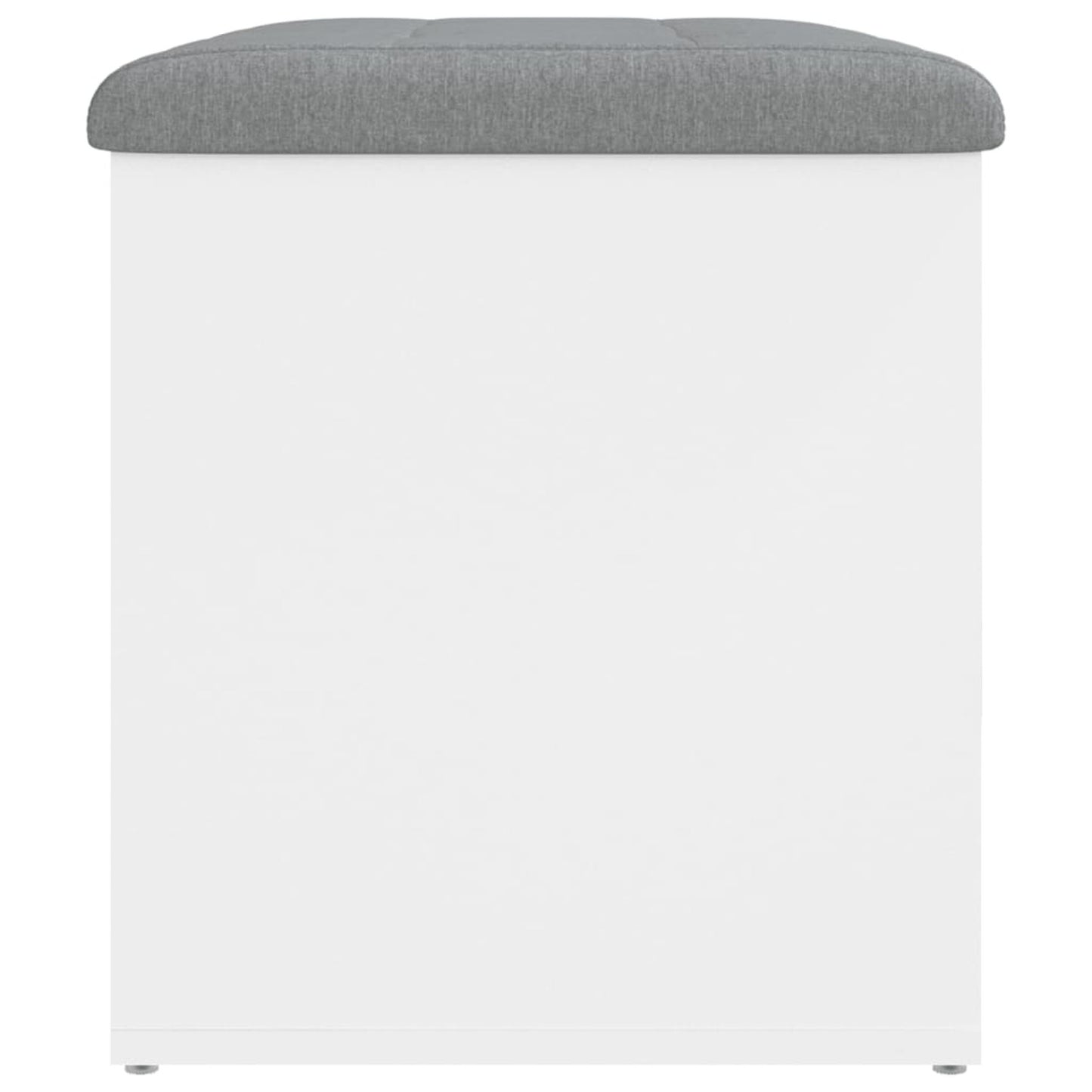 Opbergbank – Zitbank – Schoenenbank – Opbergbank – Voetenbank – Compact 62x42x45 cm – Duurzaam Houtmateriaal – Wit Design