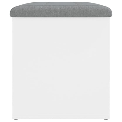 Opbergbank – Zitbank – Schoenenbank – Opbergbank – Voetenbank – Compact 62x42x45 cm – Duurzaam Houtmateriaal – Wit Design