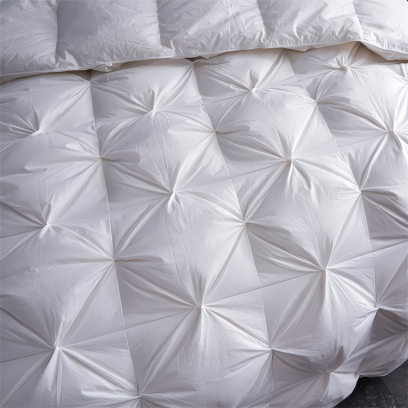 Premium Winter White Goose Down Duvet With 3D Baffle Box & Gusseted Design - 800FP White Goose Down & Feathers, Lightweight And Fluffy Bed Cover For Cold Nights, Elegant Bedding For All Seasons, Goose Down Comforter (220×240