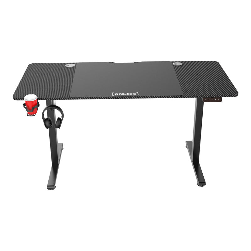 Verstelbaar Bureau – Zit Sta Bureau – Elektrisch Hoogtebureau – Werkplek Op Maat – Wit 160x75 cm – Traploos Verstelbaar 72-117 cm – Geheugenfunctie Met Kabelmanagement
