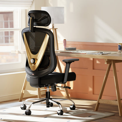 Ergonomische Bureaustoel – Computergame Stoel – Bureaustoel – Werkstoel – Kantoormeubilair – Verstelbare Zithoogte & Zitdiepte – Hoog Rugleuning Met Ademend Mesh
