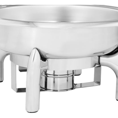 Round Food Warmer with a Window Lid, Diameter 39 Cm, 5.5 L