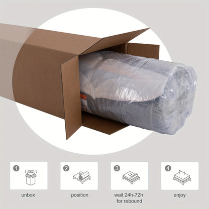 15cm Folding Memory Foam Mattress Topper & Travel Mattress | Polyester Cover, Hybrid Construction, Pocketed Coil, Euro Top, Medium Feel, Non-woven Weaving, Twirest Brand, 90x200cm, 120x200cm, 140x200cm, 160