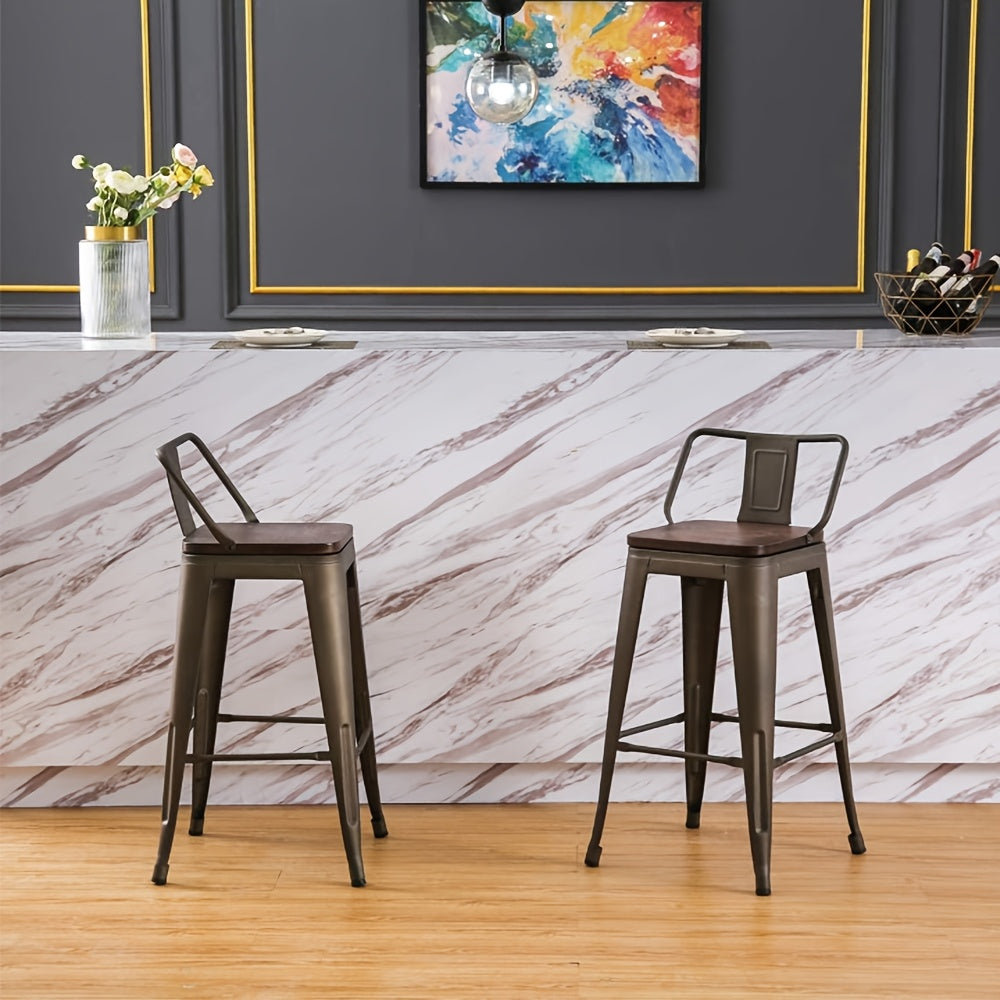 Barkrukken – Barstoelen – Hoge Stoelen – Eetkamerstoelen – Loungestoelen – Set Van 2 Donkergrijs Fluweel – 360° Draaibaar – Verstelbare Hoogte 52-72 cm