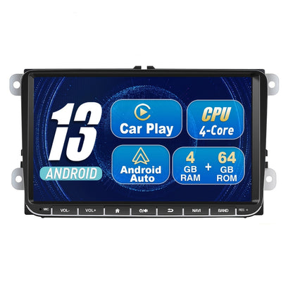 Android Autoradio – Car Multimedia Unit – Auto Radio – Inbouw Radio – 9 Inch Touchscreen – 4GB RAM & 64GB Opslag – Wireless Internet Connectie – GPS Navigatie