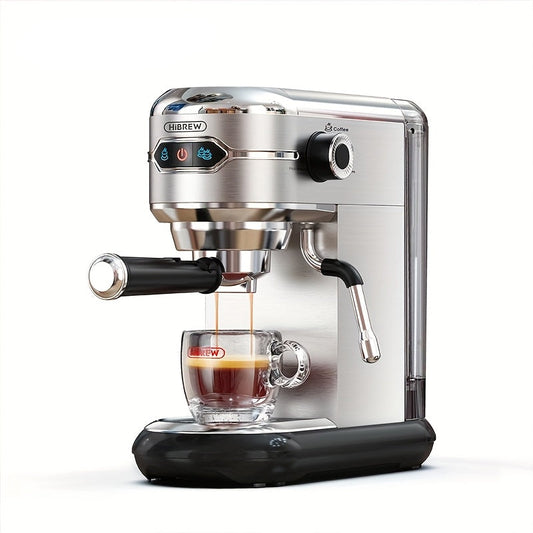 Halfautomatische Espressomachine – Espressoapparaat – Koffiemachine – Espressomaker – Koffiemaker – 20 bar Pompdruk – Roestvrij Staal Design
