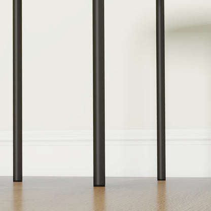 Eetkamerstoelen – Stapelbare Stoelen – Keukenstoelen – Krukken – Zitmeubilair – Set Van 4 Beige – Ruimtebesparend Ontwerp – Stevig Metalen Frame